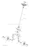 Part Location Diagram of 532436503 Husqvarna Cap, Steering Wheel
